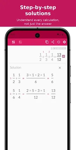 Fraction Calculator & Solver screenshot 1