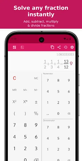 Fraction Calculator & Solver screenshot 2