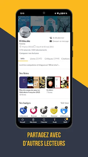 Babelio, ma bibliothèque screenshot 4