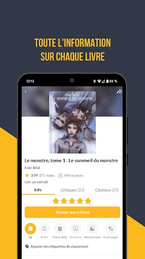 Babelio, ma bibliothèque screenshot 5