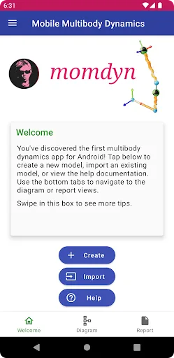 Mobile Multibody Dynamics screenshot 1