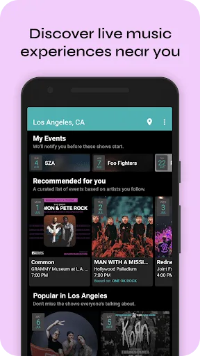 Bandsintown Concerts screenshot 3