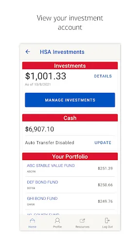 MyHealth BofA screenshot 3