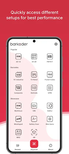 Barcode Scanner by barKoder screenshot 1