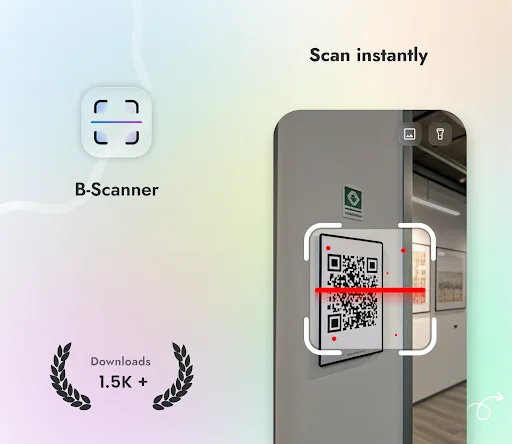 B-Scanner QR & Barcode-Scanner screenshot 1