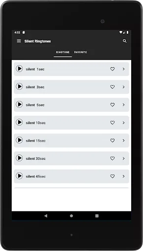 Silent Ringtones screenshot 5