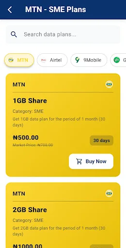 B DATA SUB screenshot 3