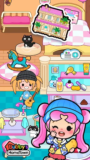 Bubby's Dollhouse Summer Town screenshot 2
