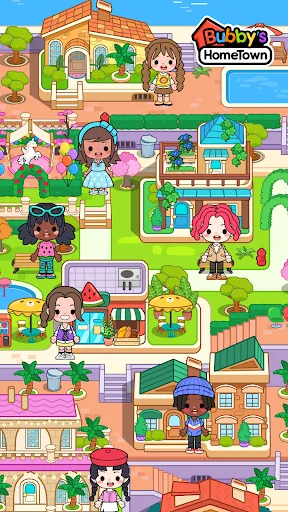 Bubby's Dollhouse Summer Town screenshot 3