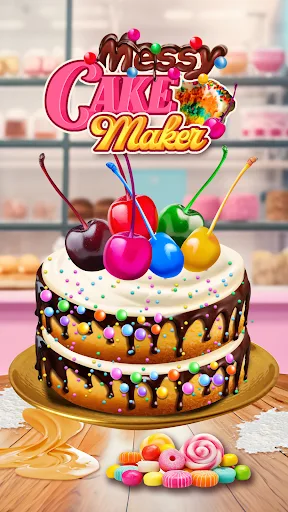 Messy Cake Maker Cooking Games screenshot 1