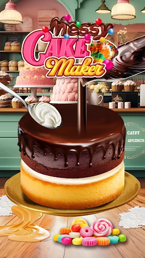 Messy Cake Maker Cooking Games screenshot 2