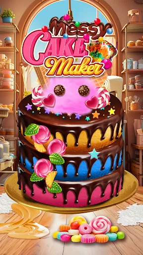Messy Cake Maker Cooking Games screenshot 3