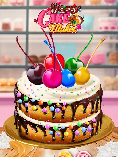Messy Cake Maker Cooking Games screenshot 5
