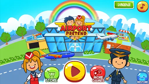 My Pretend Airport Travel Town screenshot 1