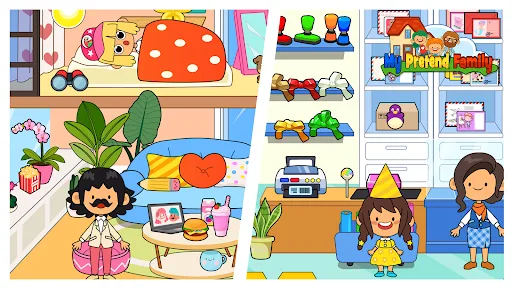 My Pretend Home & Family Town screenshot 5