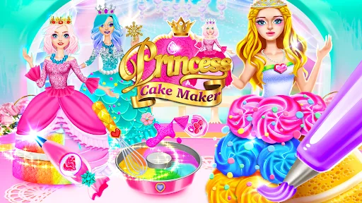 Rainbow Princess Cake Maker screenshot 1