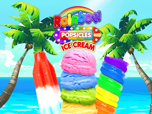Rainbow Ice Cream Popsicles screenshot 1