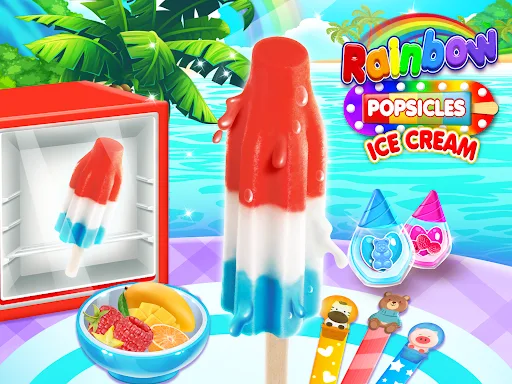 Rainbow Ice Cream Popsicles screenshot 2