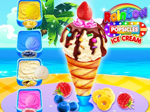 Rainbow Ice Cream Popsicles screenshot 3