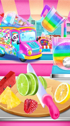 Rainbow Frozen Slushy Truck screenshot 5