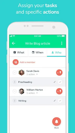 Beesbusy: project management screenshot 5