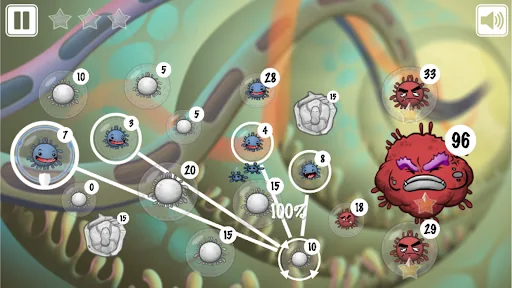 NanoWar: Cells VS Virus screenshot 2