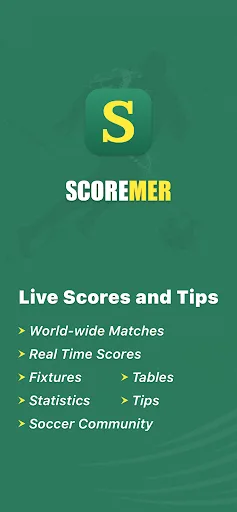 Scoremer - Soccer Live Score screenshot 1