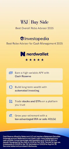 Betterment Invest & Save Money screenshot 2