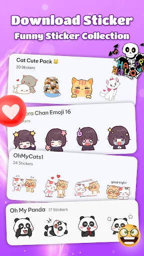 Sticker Fun & Emoji Maker screenshot 1