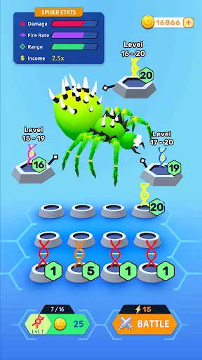 Spider Evolve n Shoot screenshot 1