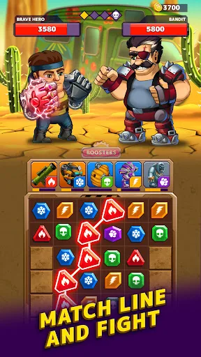 Battle Lines: Puzzle Fighter screenshot 2