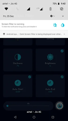 Dark screen filter screenshot 3