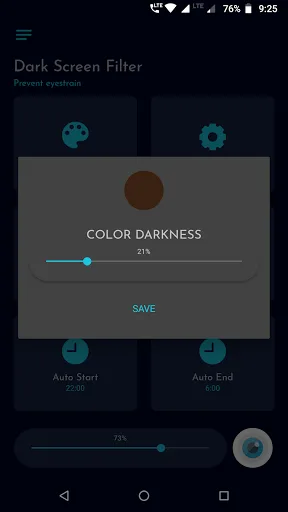 Dark screen filter screenshot 5