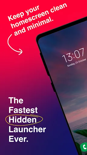 Zone Edge Launcher and drawer screenshot 1
