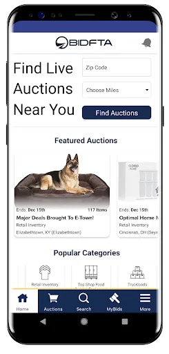 BidFTA screenshot 1