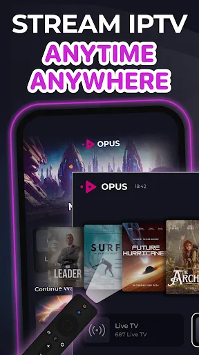 IPTV Player - Opus screenshot 1