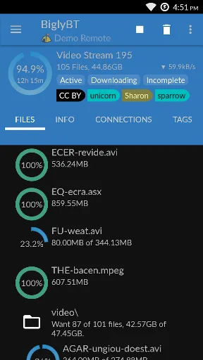 BiglyBT, Torrent Downloader screenshot 2