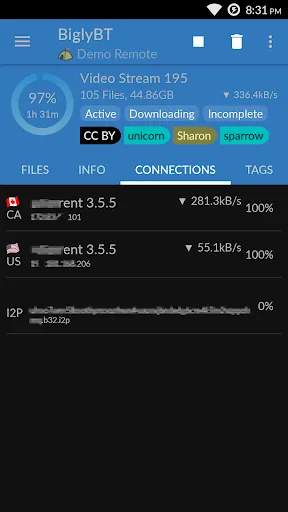 BiglyBT, Torrent Downloader screenshot 3