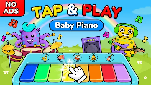 Baby Piano: Kids Music Games screenshot 1