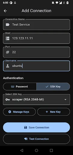 Mobile Terminal - SSH Client screenshot 2