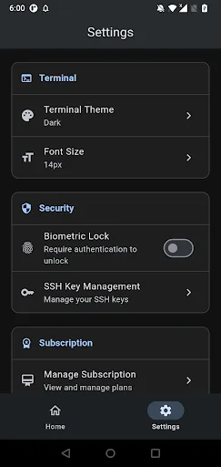Mobile Terminal - SSH Client screenshot 4