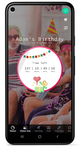 Birthday Countdown App screenshot 2