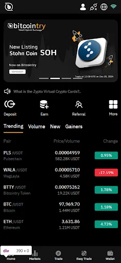 Bitcointry: Buy & Sell Crypto screenshot 1