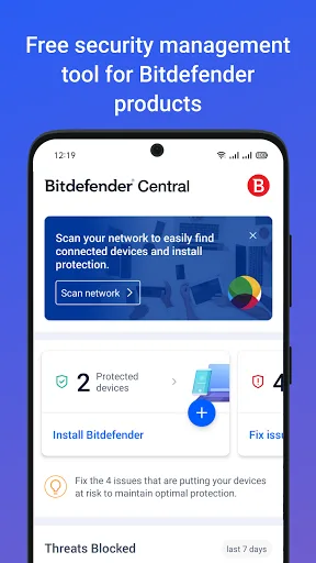 Bitdefender Central screenshot 1