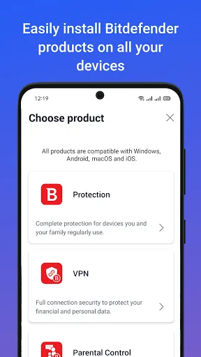 Bitdefender Central screenshot 2