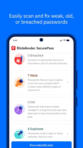 Bitdefender SecurePass screenshot 4