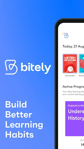 Bitely: Daily learning to grow screenshot 1