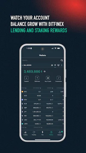 Bitfinex: Trade Digital Assets screenshot 4
