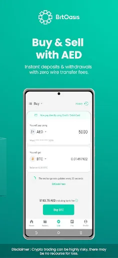 BitOasis: Buy Bitcoin & Crypto screenshot 3