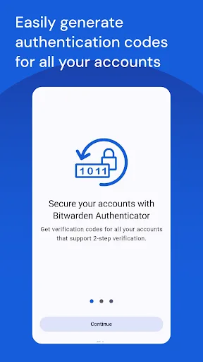 Bitwarden Authenticator screenshot 1